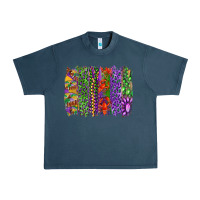 Midnight Navy Mardi gras brush strokes king cake and craw fish Urban Heavy Tee - RanaPortraitStore