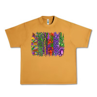 Peanut Butter Mardi gras brush strokes king cake and craw fish Urban Heavy Tee - RanaPortraitStore