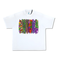 White Mardi gras brush strokes king cake and craw fish Urban Heavy Tee - RanaPortraitStore
