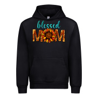 Black Blessed Mom Urban Hoodie - BundleAndBundleShop