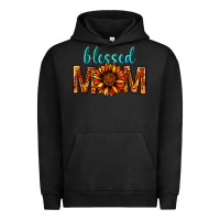 Pigment Black Blessed Mom Urban Hoodie - BundleAndBundleShop