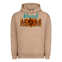 Pigment Burro Blessed Mom Urban Hoodie - BundleAndBundleShop