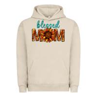Pigment French Oak Blessed Mom Urban Hoodie - BundleAndBundleShop