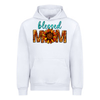 White Blessed Mom Urban Hoodie - BundleAndBundleShop