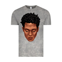 Cloud Rock black man portrait Vintage Tee - texasbilliewilder