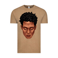 Vintage Coffee black man portrait Vintage Tee - texasbilliewilder
