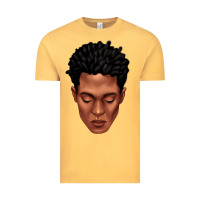 Vintage Mustard black man portrait Vintage Tee - texasbilliewilder
