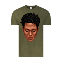 Vintage Olive black man portrait Vintage Tee - texasbilliewilder