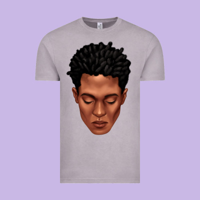 Black Man Portrait Vintage Tee Designed By Texasbilliewilder