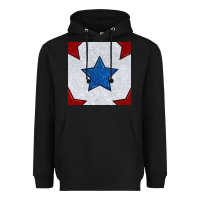 Black Glitter 4th Of July Seamless Pattern Heavyweight Hoodie - BundleAndBundleShop