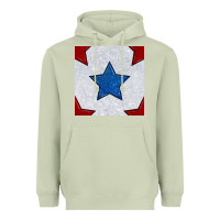 Glitter 4th Of July Seamless Pattern Heavyweight Hoodie | Teevron