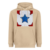 Mushroom Glitter 4th Of July Seamless Pattern Heavyweight Hoodie - BundleAndBundleShop