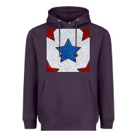 Plum Glitter 4th Of July Seamless Pattern Heavyweight Hoodie - BundleAndBundleShop