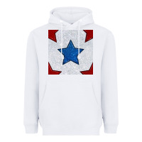 White Glitter 4th Of July Seamless Pattern Heavyweight Hoodie - BundleAndBundleShop
