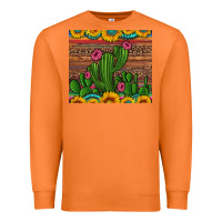 Carrot sunflowers turquoise serape cactus tumbler Premium Sweatshirt - Artiststas