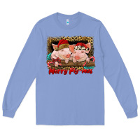 Colony Blue merry pig mas Long Sleeve Tee - RanaPortraitStore