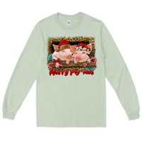 Matcha merry pig mas Long Sleeve Tee - RanaPortraitStore