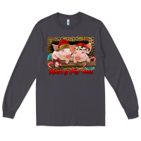 Smoke merry pig mas Long Sleeve Tee - RanaPortraitStore