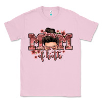 Bubblegum Pink mom of both messy bun Classic Tee - Zillion Design Studio