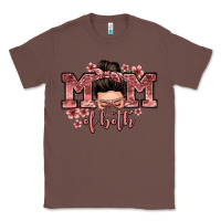 Chestnut mom of both messy bun Classic Tee - Zillion Design Studio