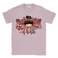 Lilac mom of both messy bun Classic Tee - Zillion Design Studio