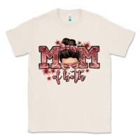 Natural mom of both messy bun Classic Tee - Zillion Design Studio