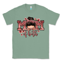 Sage mom of both messy bun Classic Tee - Zillion Design Studio
