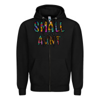 Black small business aunt Zipper Hoodie - CowhideDigitalArt