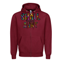 Burgundy small business aunt Zipper Hoodie - CowhideDigitalArt