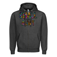 Charcoal Heather small business aunt Zipper Hoodie - CowhideDigitalArt