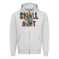 Dove Grey small business aunt Zipper Hoodie - CowhideDigitalArt
