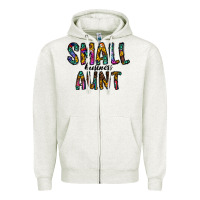 Oatmeal Heather small business aunt Zipper Hoodie - CowhideDigitalArt