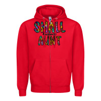 Red small business aunt Zipper Hoodie - CowhideDigitalArt