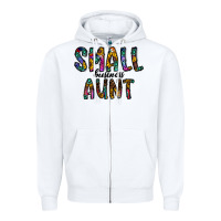 White small business aunt Zipper Hoodie - CowhideDigitalArt