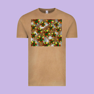 Juneteenth Sunflowers Vintage Tee Designed By Barkaloodesign