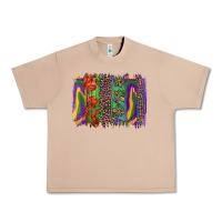 Burro Mardi Gras Brushstrokes Urban Heavy Tee - RanaPortraitStore