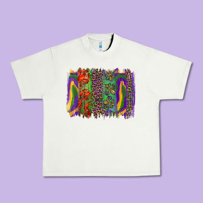 Urban Heavy Tee Mardi Gras Brushstrokes