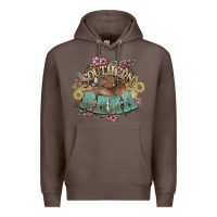 Coffee southern nana western flowers Premium Hoodie - NancyCooperArtShop