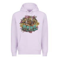 Lilac southern nana western flowers Premium Hoodie - NancyCooperArtShop