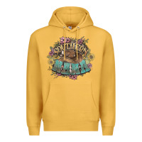 Mustard southern nana western flowers Premium Hoodie - NancyCooperArtShop