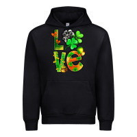 Foreset Green St.Patrick Love With Clover Urban Hoodie - BundleAndBundleShop