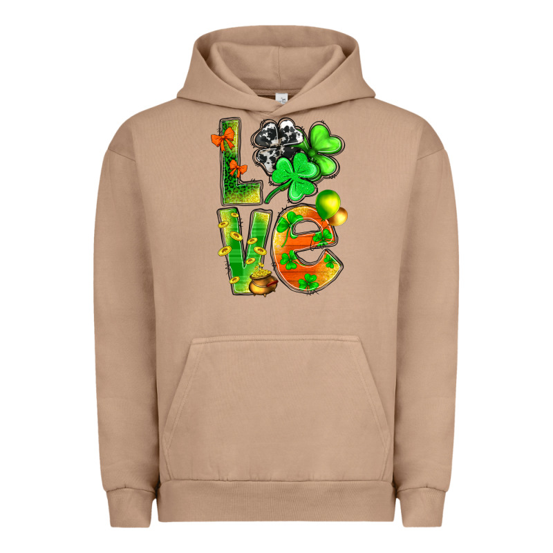 St.patrick Love With Clover Urban Hoodie by BundleAndBundleShop | Teevron