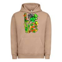 Pigment Burro St.Patrick Love With Clover Urban Hoodie - BundleAndBundleShop