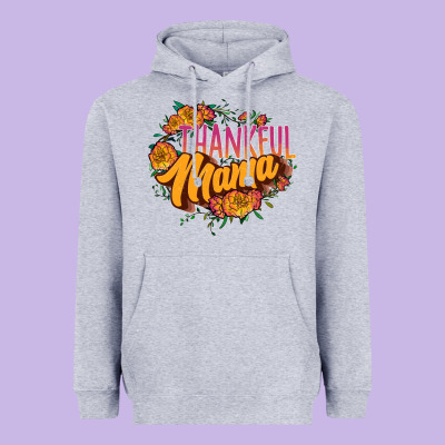Thankful Mama Heavyweight Hoodie Designed By Jahusdesignshop