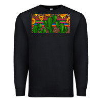 Black sunflowers and cactus license plate Premium Sweatshirt - Artiststas