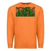 Carrot sunflowers and cactus license plate Premium Sweatshirt - Artiststas