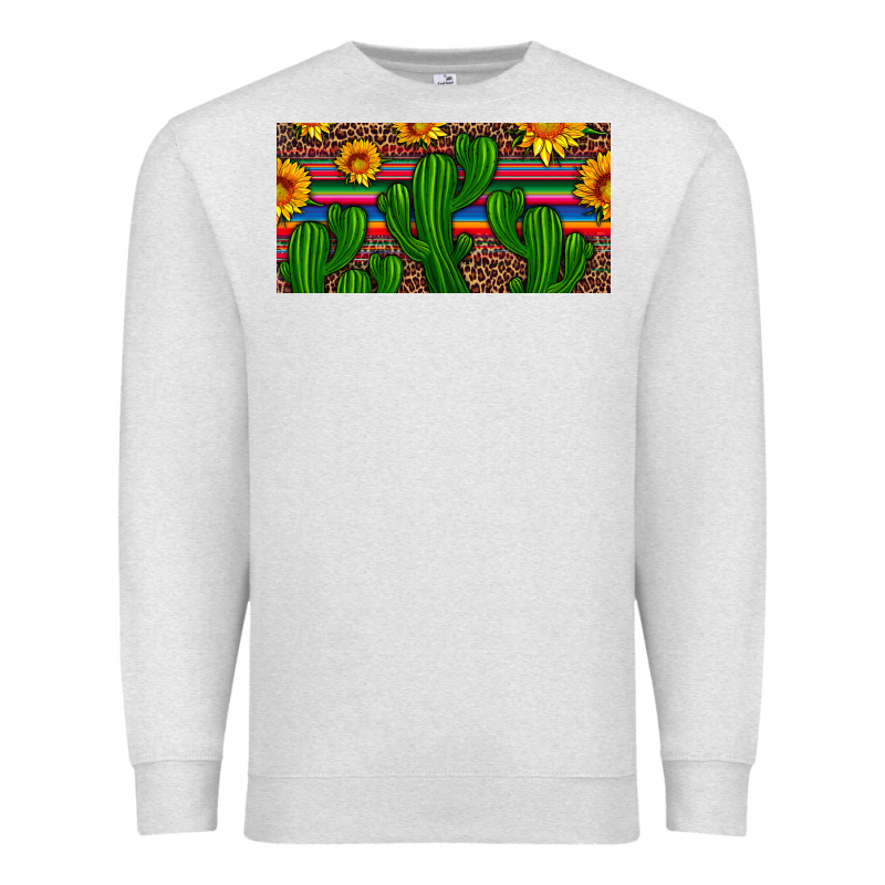 Sunflowers And Cactus License Plate Premium Sweatshirt by Artiststas | Teevron