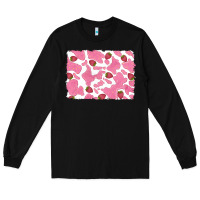 Black distressed strawberry milkshake cowhide Long Sleeve Tee - RanaPortraitStore