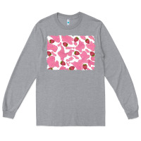 Heather Grey distressed strawberry milkshake cowhide Long Sleeve Tee - RanaPortraitStore