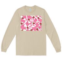 Mushroom distressed strawberry milkshake cowhide Long Sleeve Tee - RanaPortraitStore